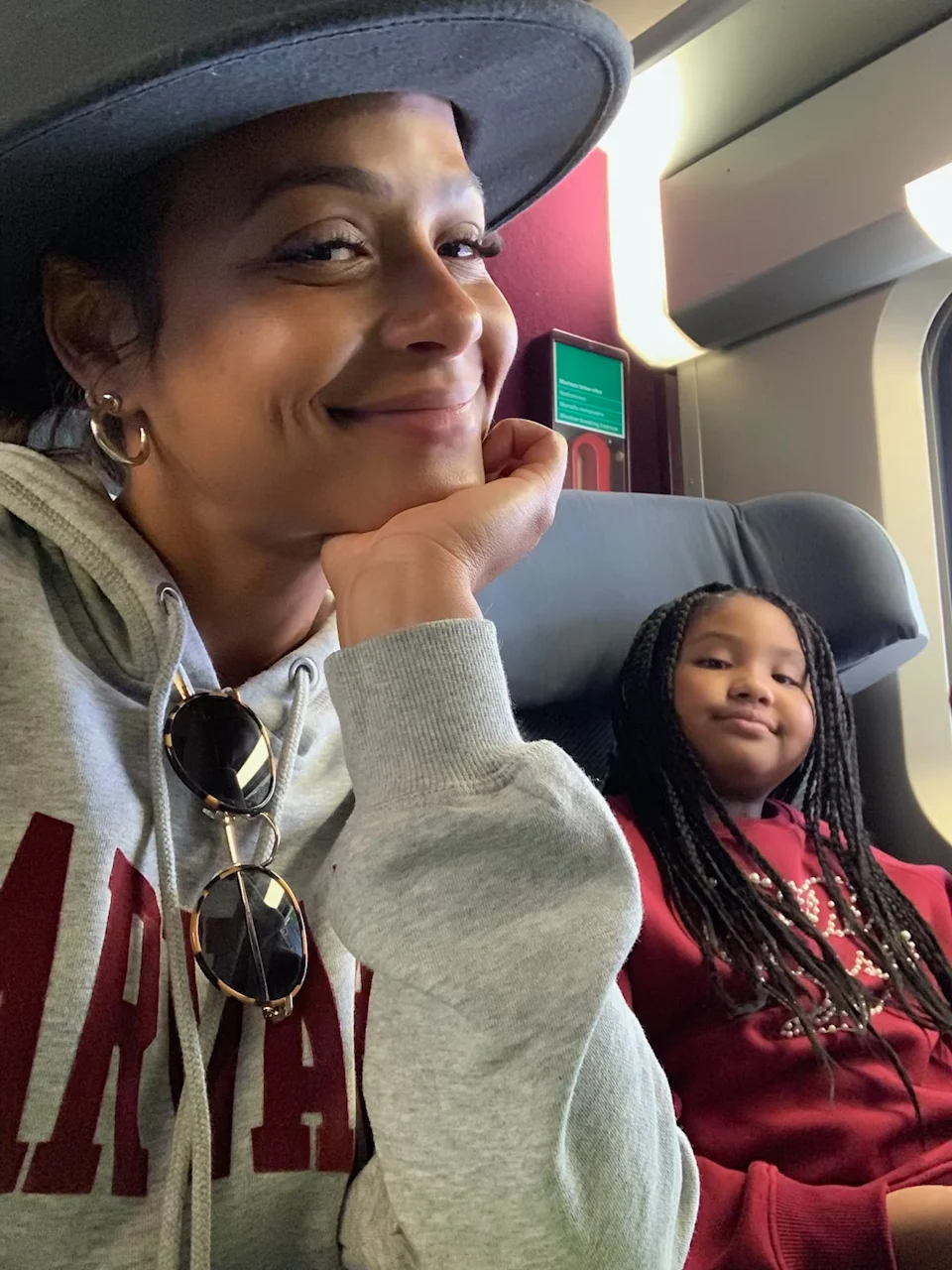 Christina Milian poses and smiles with daughter Violet