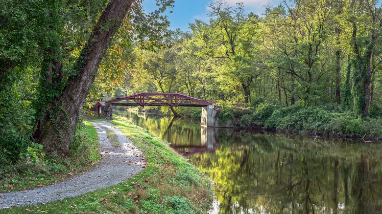 Delaware Canal Trail in Bucks County