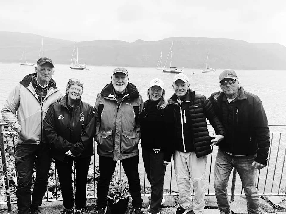 The crew in Scotland