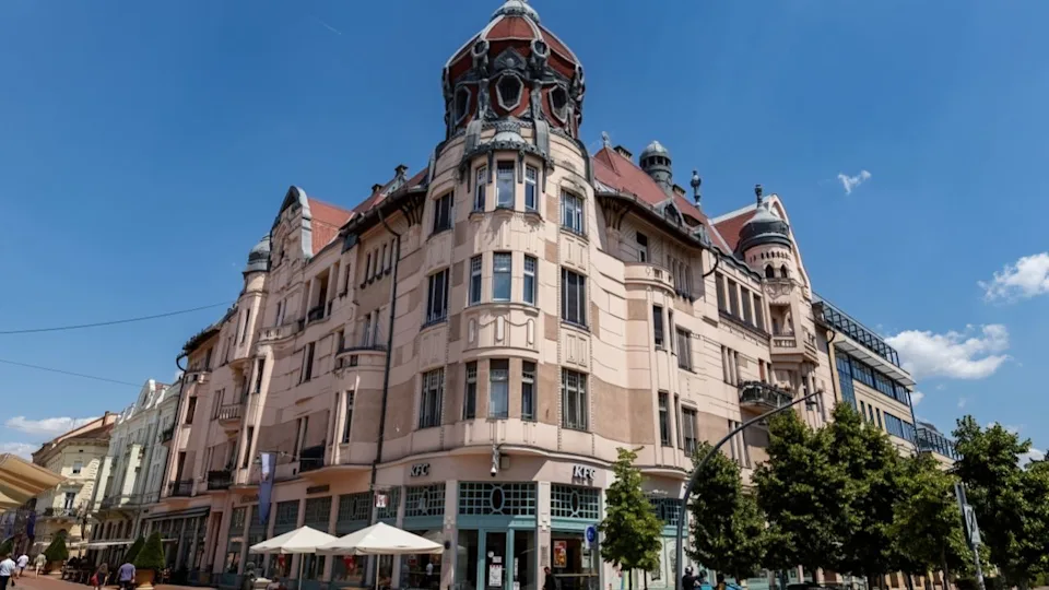SZEGED, HUNGARY - July 15, 2023: Unger-Mayer Palace in Szeged Hungary
