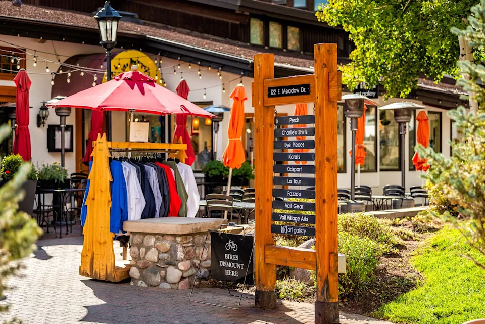 Kristina Blokhin/Adobe Stock Retail stores in Vail.