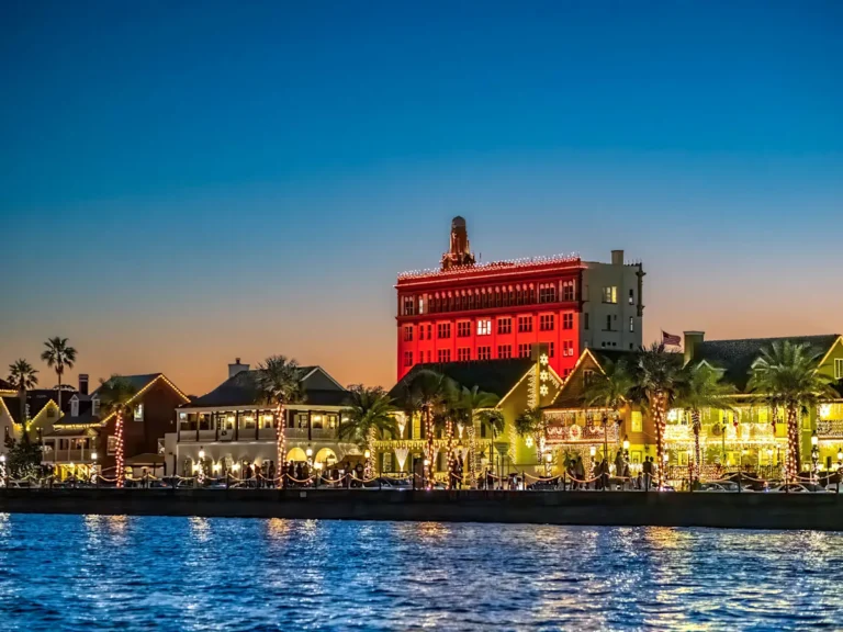 See St. Augustine’s Nights of Lights from the water