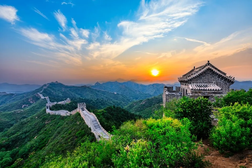The Great Wall of China.