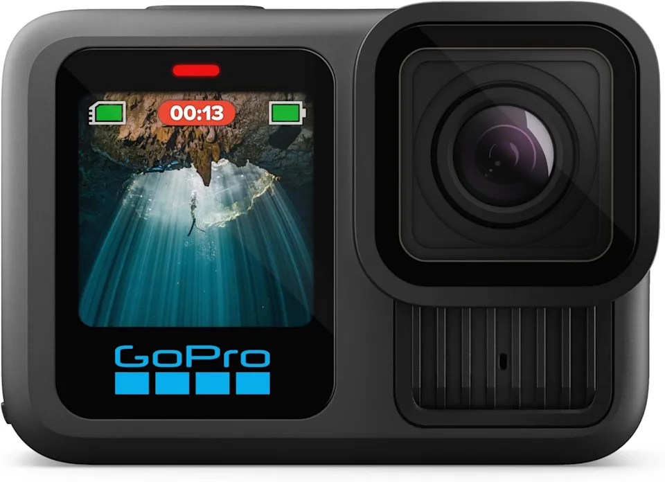 Photo of a GoPro Hero 13 action camera.