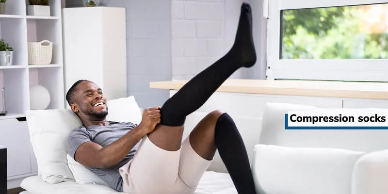 compression socks airport travel hack