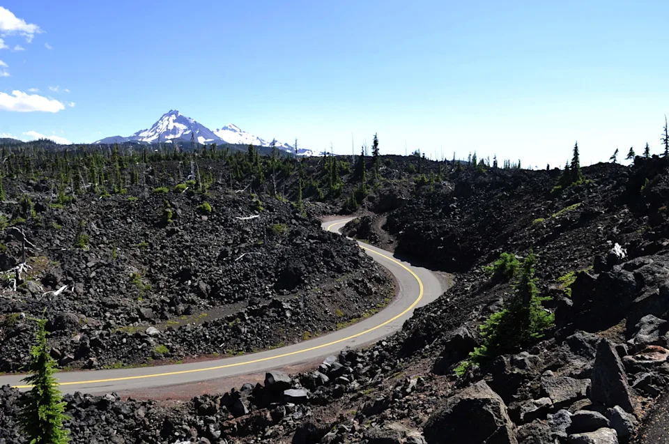 The McKenzie Pass Scenic Bikeway is a popular route for bikers.