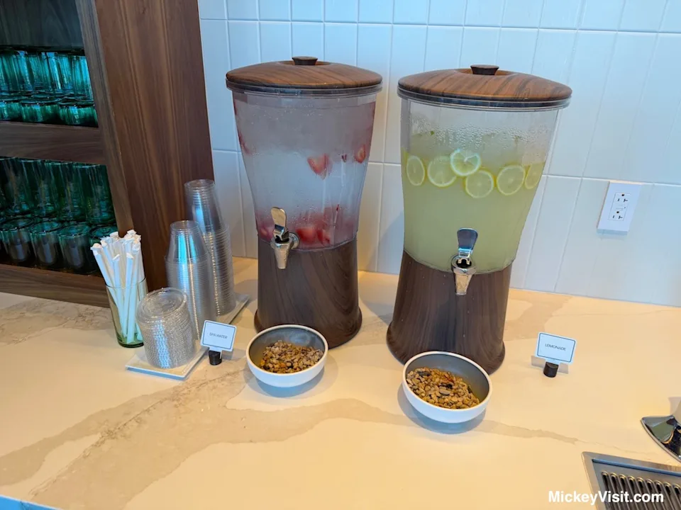 spa water High Key Club Disneyland Hotel