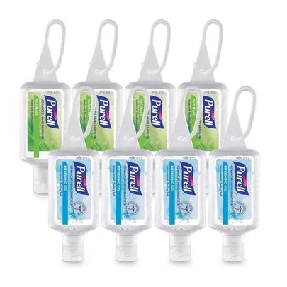 An 8-pack of Purell hand sanitizer
