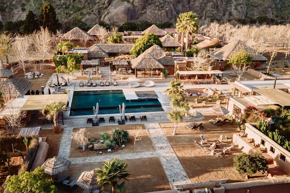 CasaMolle Hotel - Relais & Chateaux An aerial view of the grounds at CasaMolle hotel.