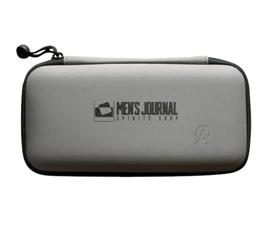 The Men’s Journal Travel Flight Gift Set can hold whiskey drams and cigars.<p>Courtesy Images</p>