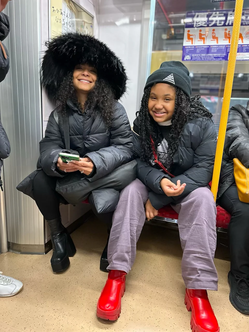 Christina Milian in coat