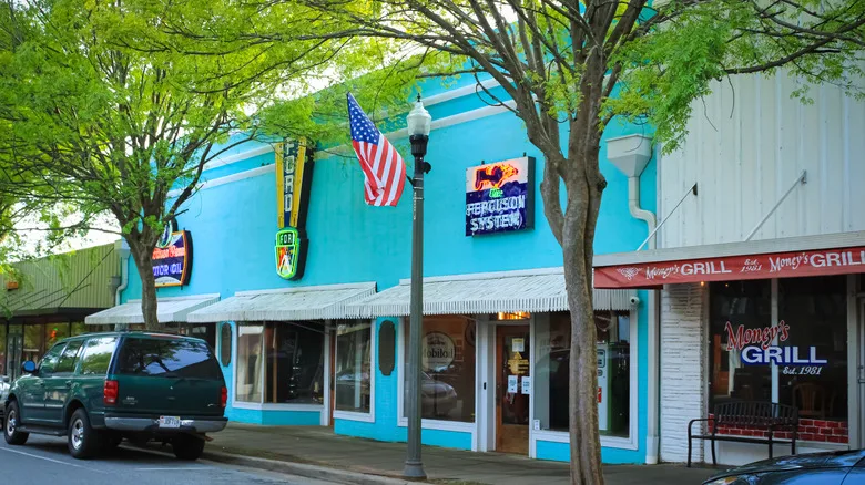 Retro neon signs in Abbeville, Alabama