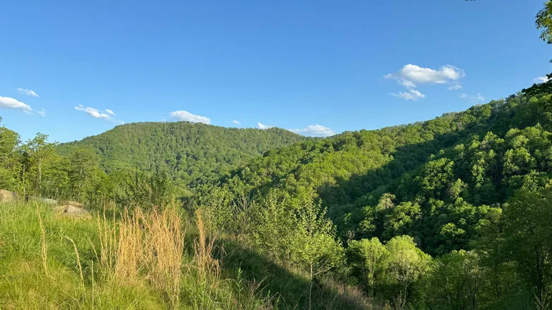 Overlooking the Valley of Chief Logan State Park, West Virginia