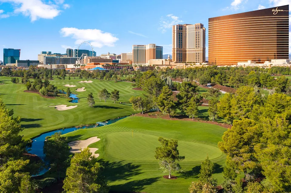Wynn Las Vegas View of Hole 13 at the Wynn Golf Club.