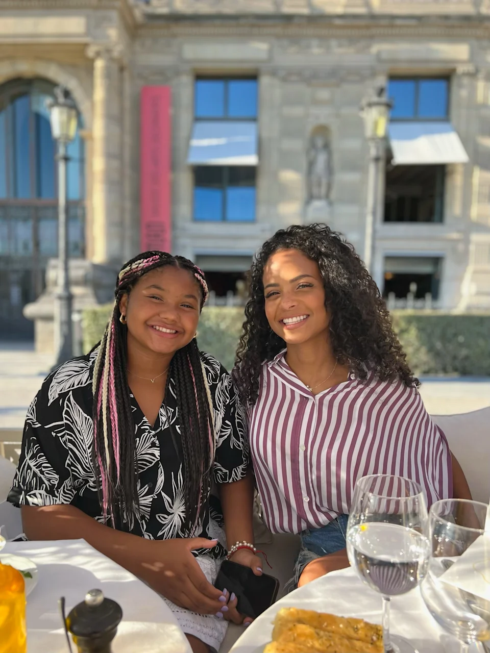 Christina Milian and daughter Violet