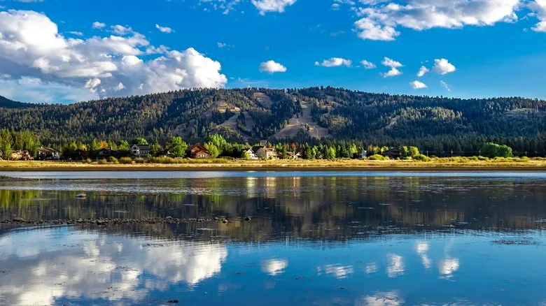 Big Bear Lake landscape in California