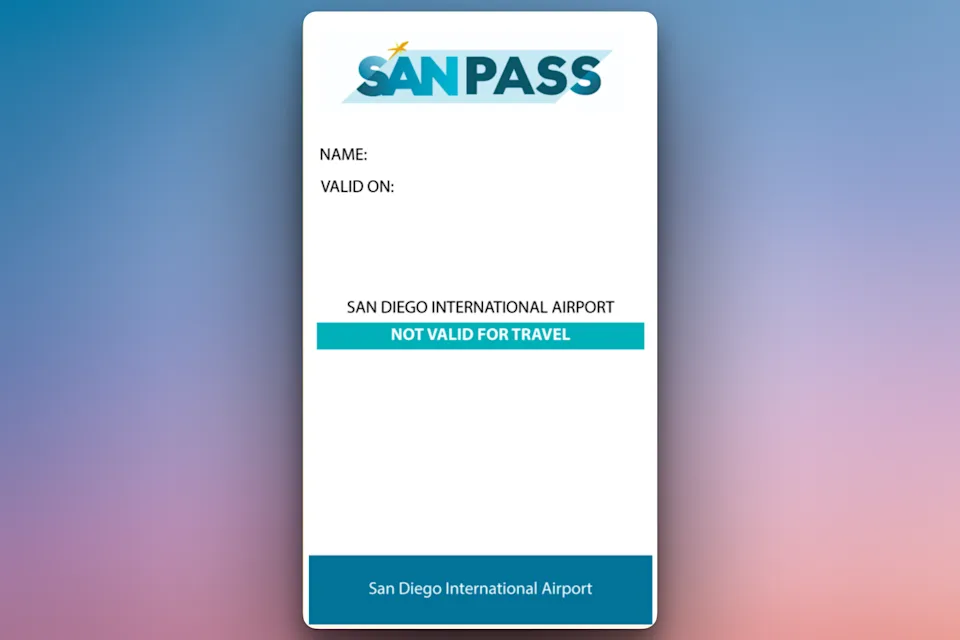 A digital SAN Pass ticket