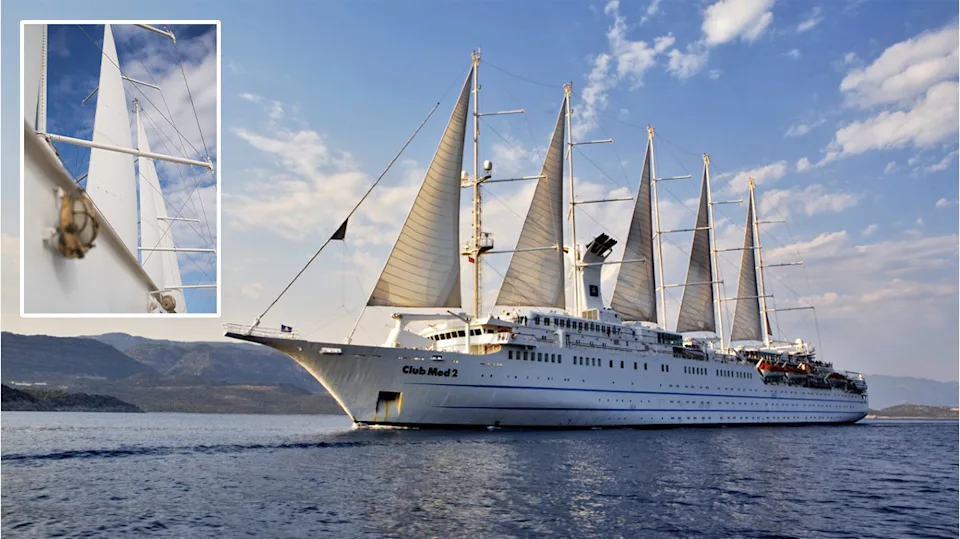 10 Tennis Courts of Sails Unfurl With The Push of A Button