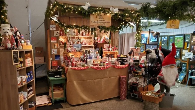 A stall at the Osthoff Hotel's Old World Christmas Market.