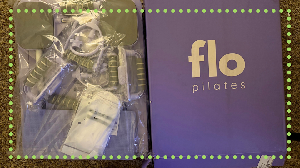 The Portable Pilates Refomer takes just one or two minutes to unfold and set up. 