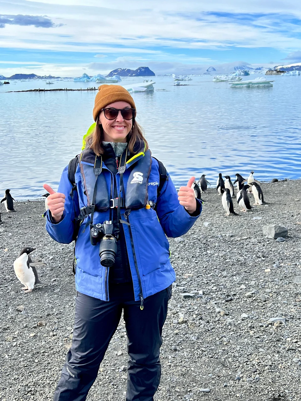 Kayla Janachovsky went to Antarctica after reading a bestselling novel.