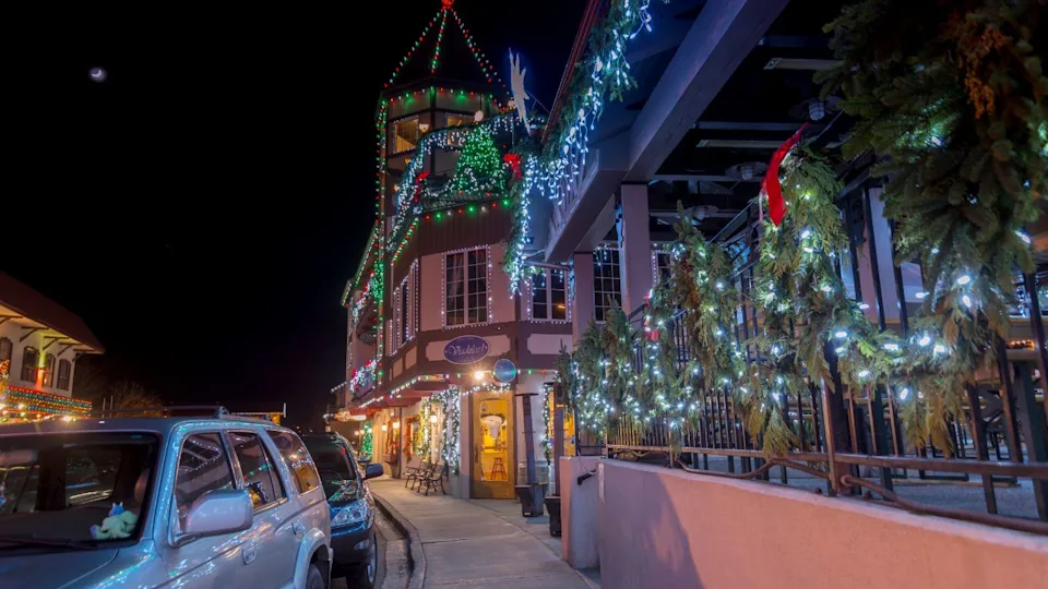 Christmas Lighting wonderland in Leavenworth,WA USA 7. Photo taken on 2014.12.25 at Leavenworth,WA USA