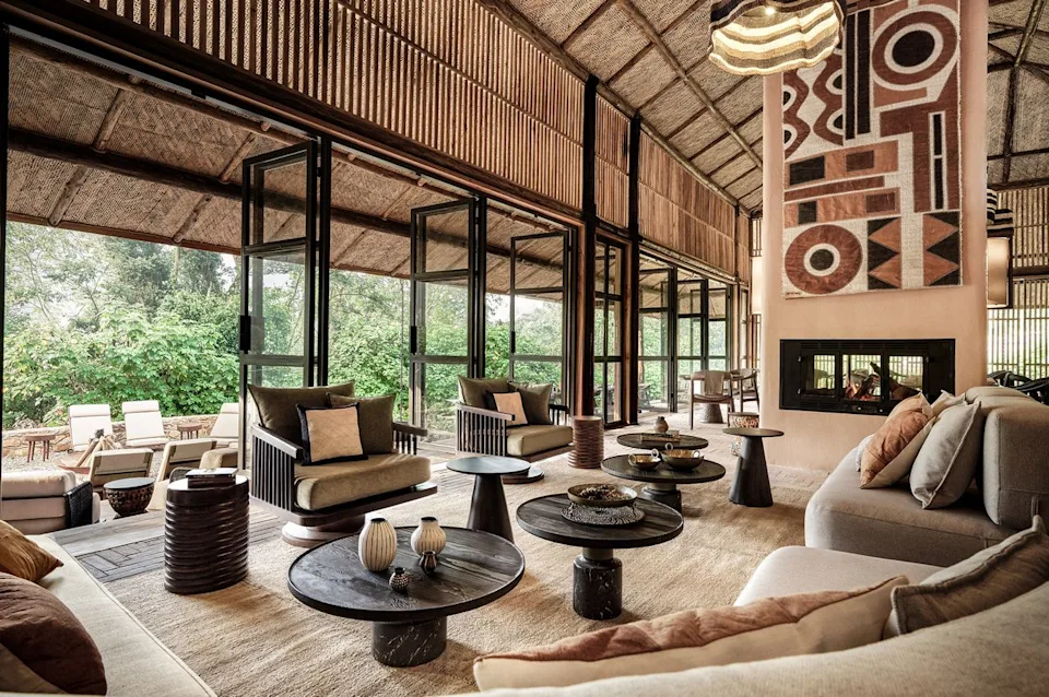 Abercrombie & Kent Interior of the main lounge.