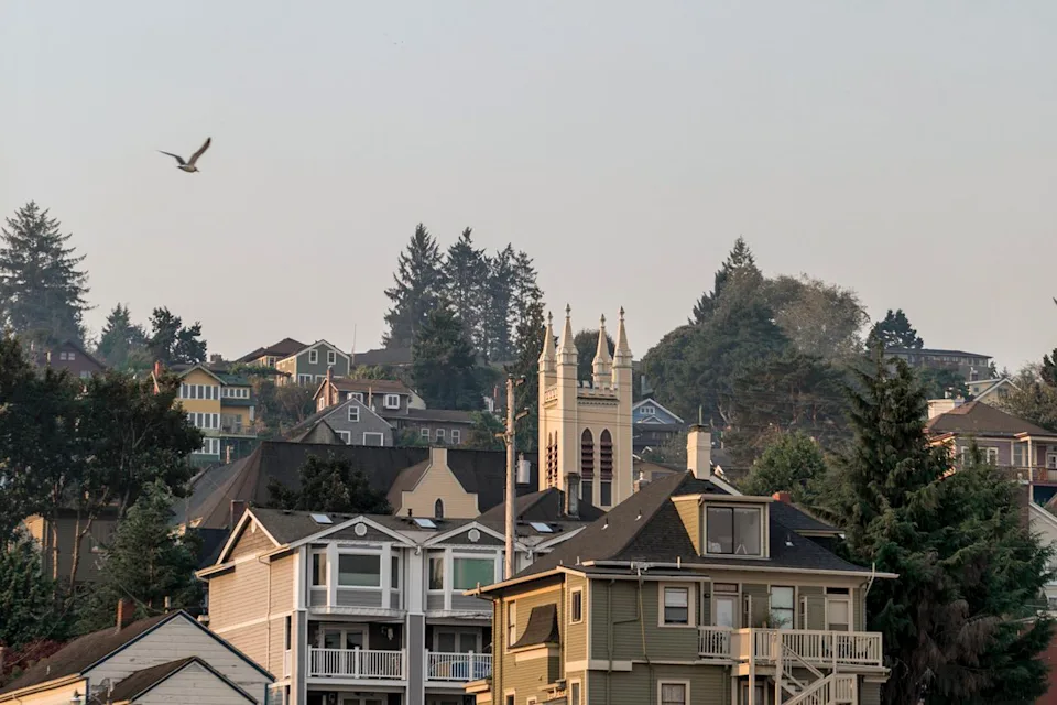 Celeste Noche/Travel + Leisure Homes along the waterfront in Astoria.