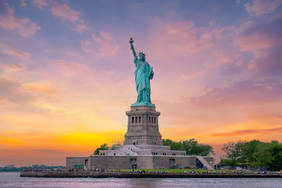 The Statue of Liberty in New York City.