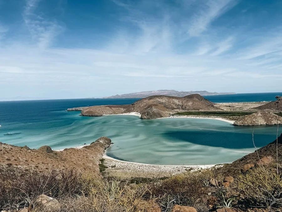 Balandra Beach in La Paz Mexico