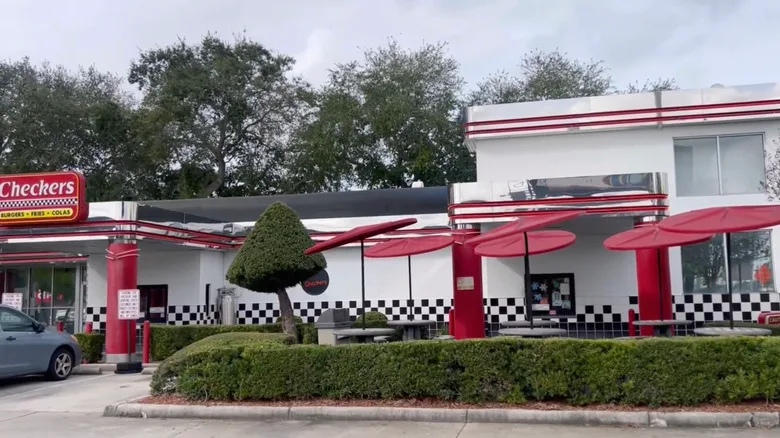 Outside view of the world's largest Checkers