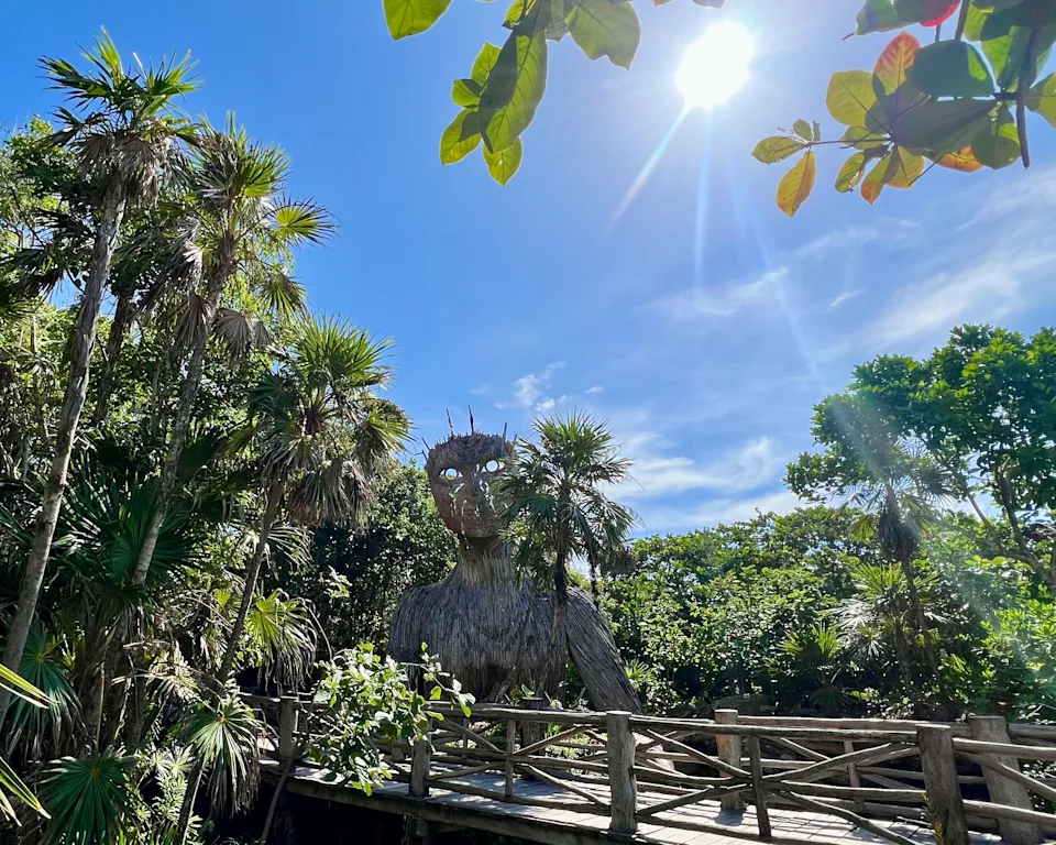 Palmaïa has a larger-than-life sculpture of its spiritual muse.