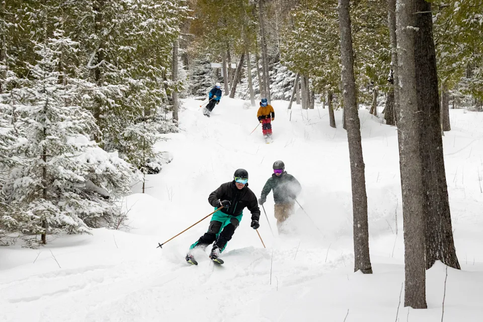 Skiers at Lutsen MountainsCourtesy of Lutsen Mountains