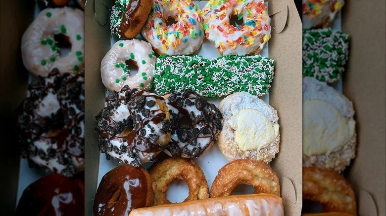 Old Town Donuts donuts in a box