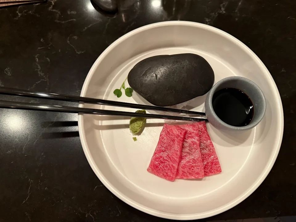 Kagoshima Hot Rock Beef at Henderson