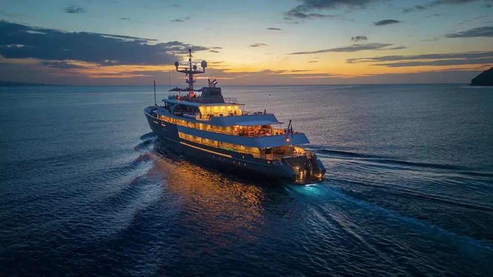 The Aqua Blu is a long-range ocean explorer yacht. - Stevie Mann/Aqua Expeditions