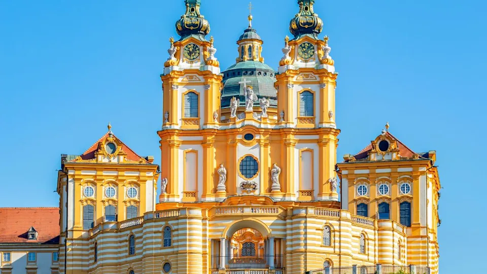 Melk abbey in Wachau valley, Austria