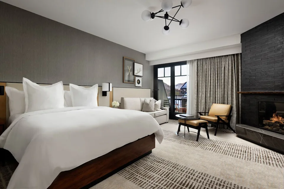 Four Seasons Hotels A guest room in the Four Seasons Hotel Vail.