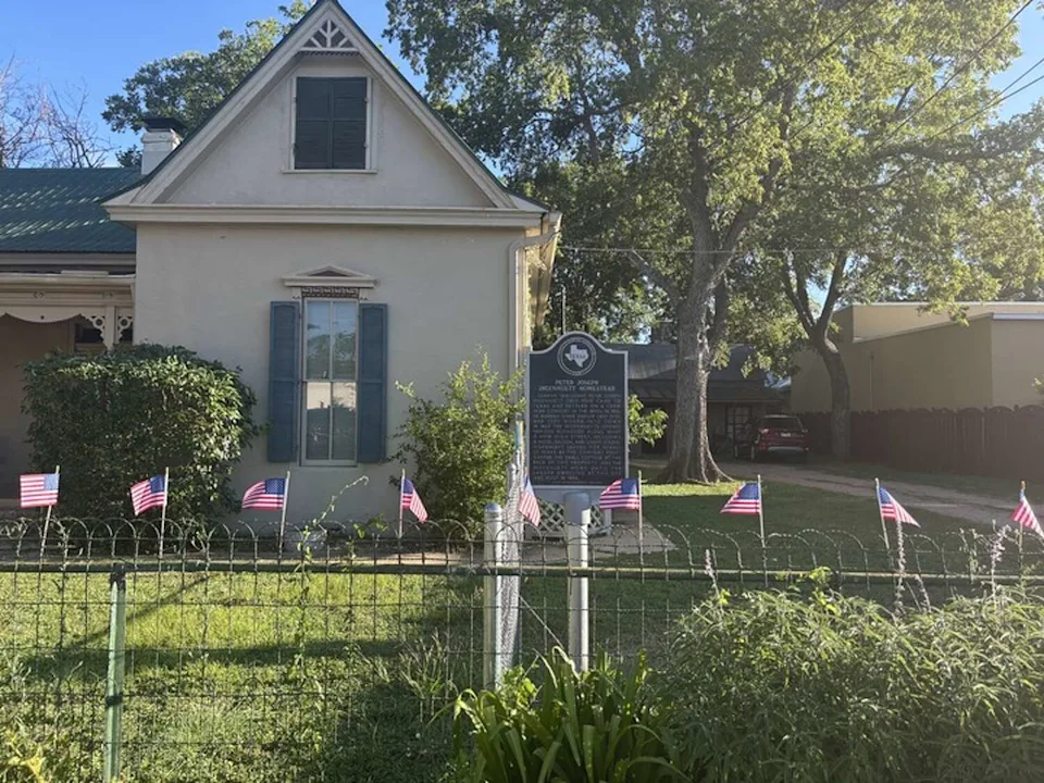 Exterior of the Peter Joseph Ingenhuett homestead in Comfort. Ingenhuett and his wife, both German immigrants opened several businesses along what is now Comfort's historic High Street. The couple lived in a small cottage at the back of this property in the late 1800's. (Mia Valdez/MySA)