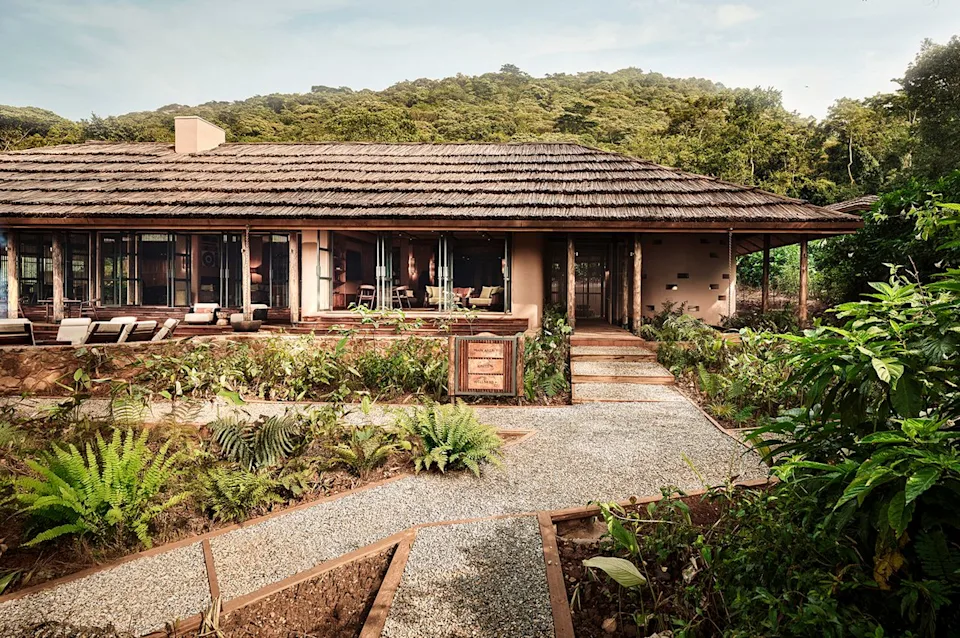 Abercrombie & Kent Exterior view of the main lodge.