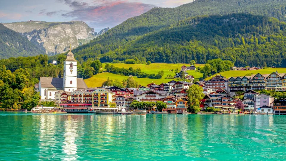 Sankt Wolfgang at Wolfgangsee, Salzkammergut, Austria