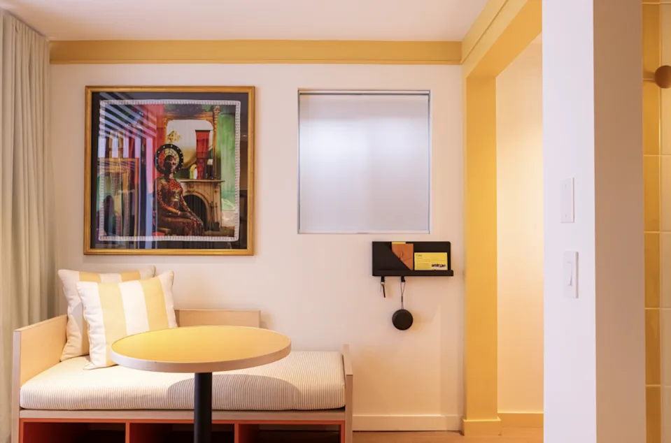 The Gold Room inside the Black-owned Ode Hotel in Toronto.