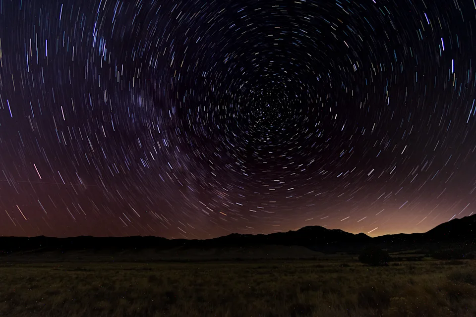 Night Sky in March Over Great Sand Dunes National Park and Preserve, Colorado