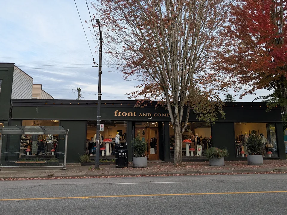 The exterior of Front and Company on Main Street in Vancouver.