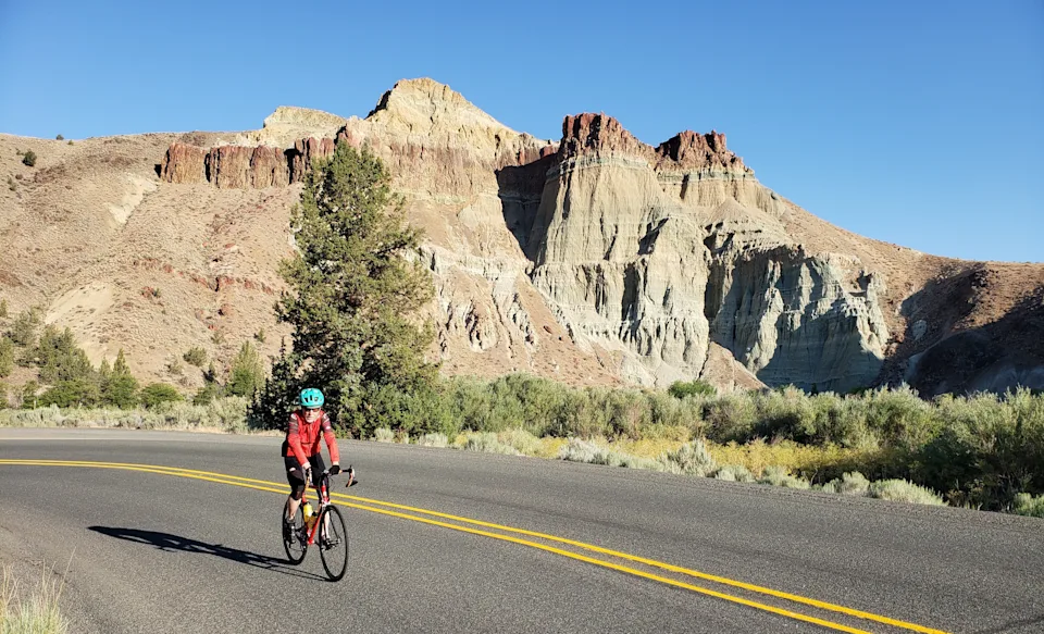 Cathedral Rock is a showcase on eastern Oregon's Old West Scenic Bikeway.