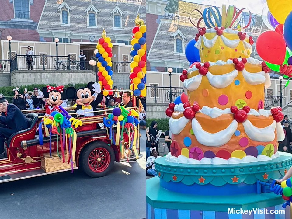 Mickey and Minnie cavalcade birthday