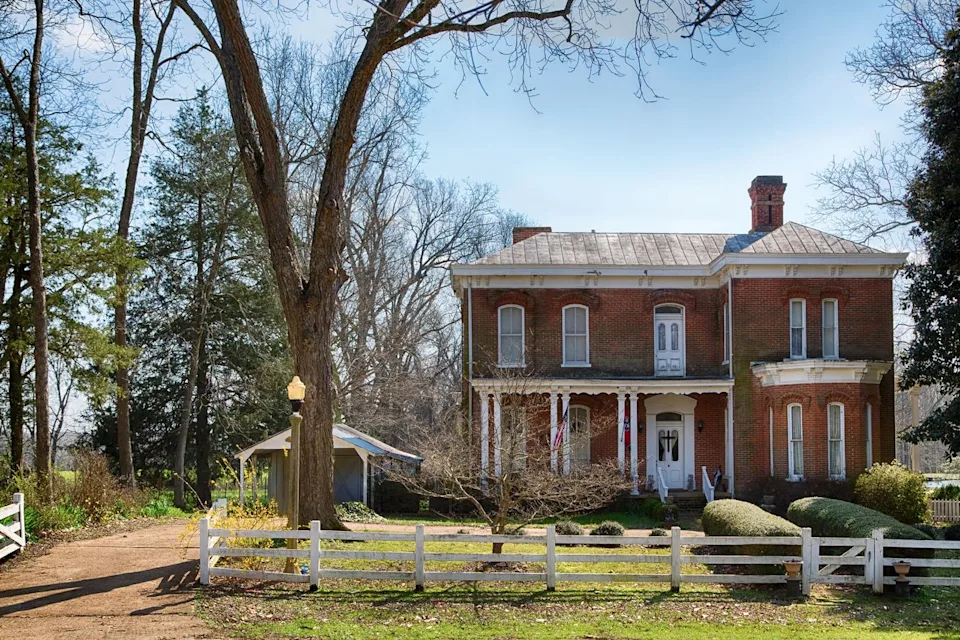 John McQuiston/Adobe Stock A residential home in Collierville, Tennessee.