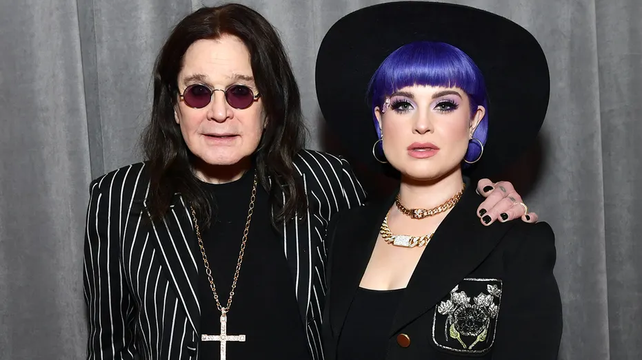 Ozzy and Kelly Osbourne at the Grammy Awards in January 2020.