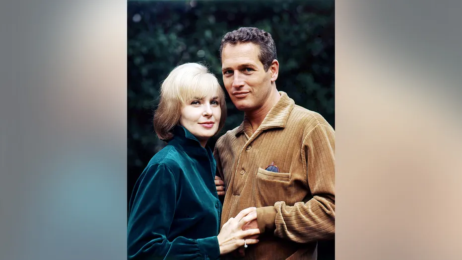 Paul Newman and Joanne Woodward in a portrait in 1965.