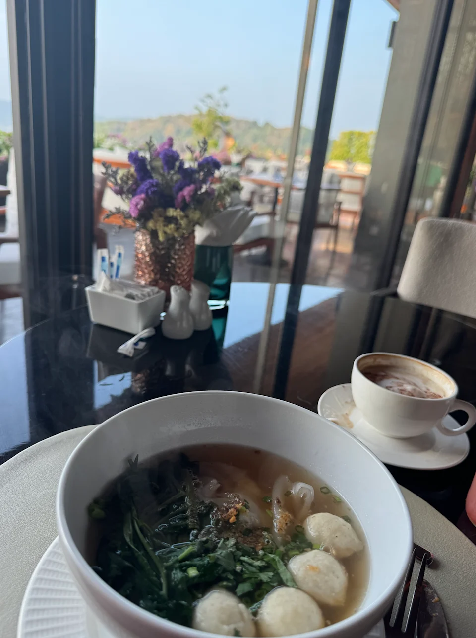 Yon Ocean House - breakfast noodles